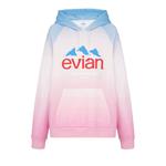 Худи Balmain x Evian Gradient Oversized Hoodie, разноцветный - фото