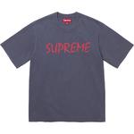 Футболка Supreme весна-лето, морской синий/темно-синий - фото 5