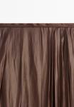 Юбка Massimo Dutti PLEATED MIDI, Mottled Dark Brown - фото 10