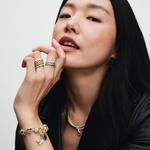 Шарм Friendship Triple Dangle Pandora, стерлинговое серебро - фото 2