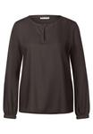 Блуза STREET ONE, темно-коричневый - фото