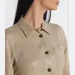 Льняное платье медсестры Marella, бежевый - фото 2