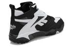 Винтажные баскетбольные кроссовки Reebok унисекс, Black/White - фото 4