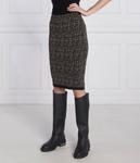 Юбка женская Liu Jo из вискозы с принтом, черный - фото 3