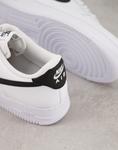 Бело-черные кроссовки Nike Air Force 1 '07 - фото 3