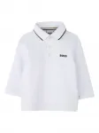 Рубашка поло с логотипом BOSS Kidswear, белый - фото
