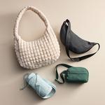 Стеганая сумка через плечо FLX, черный - фото 6