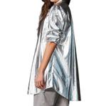 Рубашка Viol в серебре NU Denmark, серебряный - фото 3