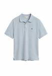 Поло GANT REG SHIELD SS, Ice Blue Melange/Light Blue - фото 5