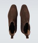 Замшевые ботинки челси delsa Manolo Blahnik, коричневый - фото 4