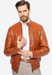 Куртка WITTCHEN Leather jacket, Light Brown/Brown - фото