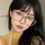 MK MINGKU Пластиковая оправа для очков унисекс, Transparent Gray Frame - фото 10