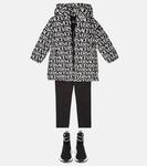 Пуховик с логотипом Versace, разноцветный - фото 2