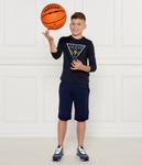 Лонгслив Guess Regular Fit, синий - фото 2