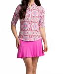 Барбара топ с защипами в цвете арбуз IBKUL, Watermelon - фото