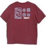 Timberland Футболка SS24 Unisex Maroon - фото 3