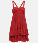 Хлопковое мини-платье-бюстье с принтом Etro - фото