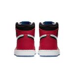 Кроссовки 1 ретро высокие og Air Jordan, красный - фото 4