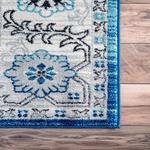 Ковер с цветочным рисунком в рамке Tameika Nuloom, 244x305 см - фото 3