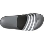 Шлепанцы Adilette adidas, цвет Grau/Weiß/Grau - фото 4