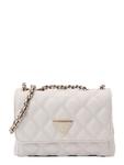 Сумка кросс-боди GUESS GIULLY II MINI 2 COMP CVRT FLP, White - фото