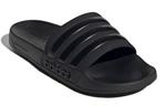 Тапочки adilette shower slide 'triple black' Adidas, черный - фото 4