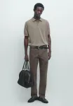 Рубашка поло Massimo Dutti, Brown - фото 2