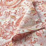 Простыня IKEA RODGERSIA, 240x260 см, розовый/белый - фото 2