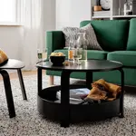 Журнальный столик, черный, 70 см, BORGEBY IKEA - фото 3