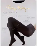 Женские непрозрачные бесшовные трусики Philippe Matignon плотностью 70 ден, черный - фото