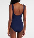 Купальник со сборками Karla Colletto, темно-синий - фото 3