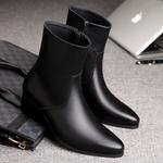 Черные мужские ботинки LUOMAIKE - фото 5