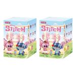 Фигурка Pop Mart Disney Stitch On a Date Figures Sealed Case (2 Blind Boxes) - фото