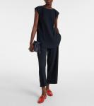 Плиссированный топ Cambusa Max Mara, Blu - фото 2