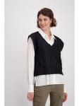 Черный жилет-свитер monari - фото 2