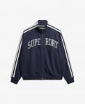 Толстовка с капюшоном на молнии Superdry Athletic Essentials, темно-синий - фото 2