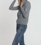 Толстовка Peace Out серого цвета LABEL+thread - фото 4