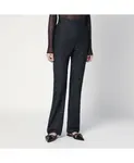Синие обычные брюки Max Mara, синий - фото 4