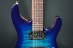 Электрогитара Schecter C-6 Plus - Ocean Blue Burst (443) - фото 4
