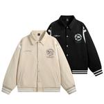 Dnnnnx бейсбольная куртка унисекс, Черный - фото 2