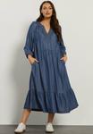 Платье Evans Denim dress, Blue - фото 2