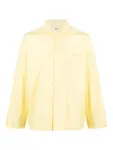 Поплиновая рубашка TEKLA, желтый - фото