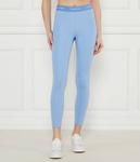 Леггинсы женские Calvin Klein Performance с логотипом, голубой - фото