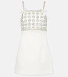 Мини-платье Lia с декором Rebecca Vallance, слоновая кость - фото