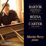 CD диск Bartok / Carter / Rosza: Martin Perry Plays - фото