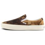Классические Слипоны 'Checkerboard Sweater Brown' Vans - фото
