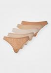 Трусы MICRO THONG 5 PACK Marks & Spencer, светло-розовый - фото 5