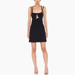 Платье Miu Miu без рукавов, черный - фото 2