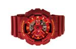 CASIO Часы Unisex Liquid Crystal/Analog Dual Display Series 51mm Red Watch GA-110AC-4A - фото 3