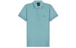 Футболка поло мужская небесно-голубая HUGO BOSS - фото